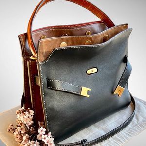 Tory Burch Lee Radziwill Double Bag in Black